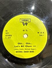 The Michael Zager Band ‎– Let's All Chant / Love Express 1978 BASKI 45LİK