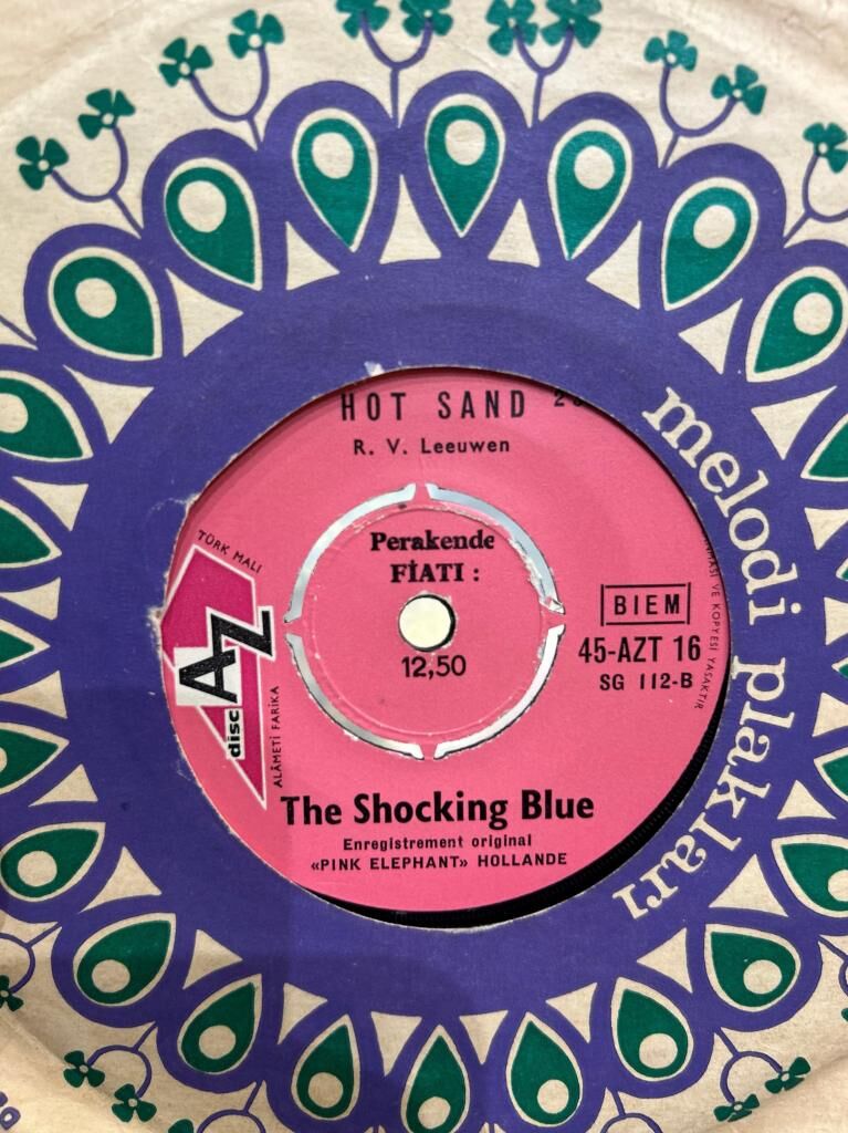 The Shocking Blue ‎– Venus1970LER BASKI 45LİK