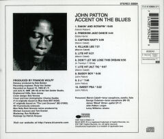 DİKKAT CD !!! John Patton – Accent On The Blues CD