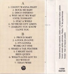 Tina* – What's Love Got To Do With It DİKKAT KASET