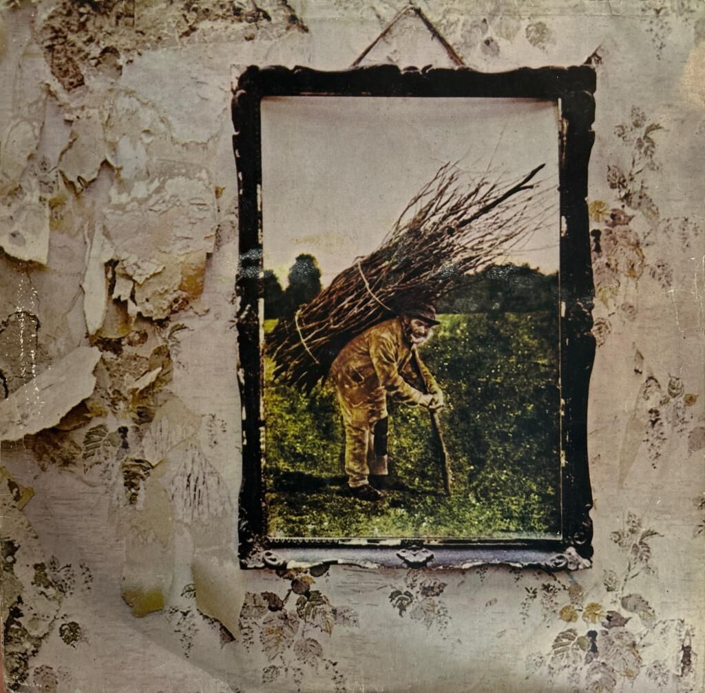Led Zeppelin – Led Zeppelin IV Stairway to Heaven bu albümde 1972 BASKI LP