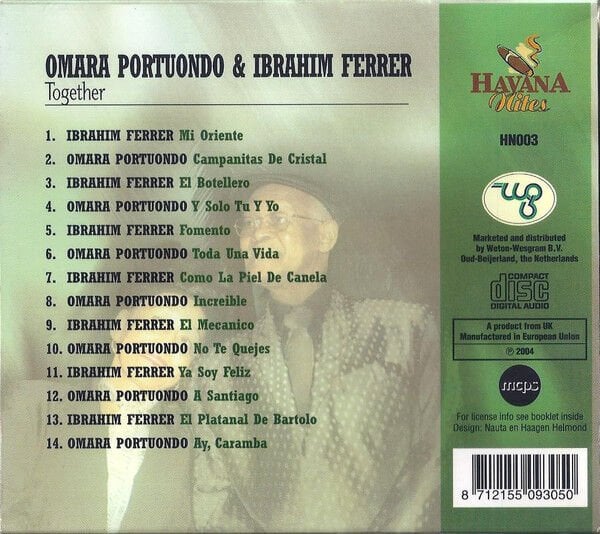 DİKKAT CD Omara Portuondo & Ibrahim Ferrer – Together