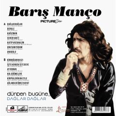 Barış Manço - Dağlar Dağlar 33' Picture Plak Pop Müzik Türkiye Menşeli