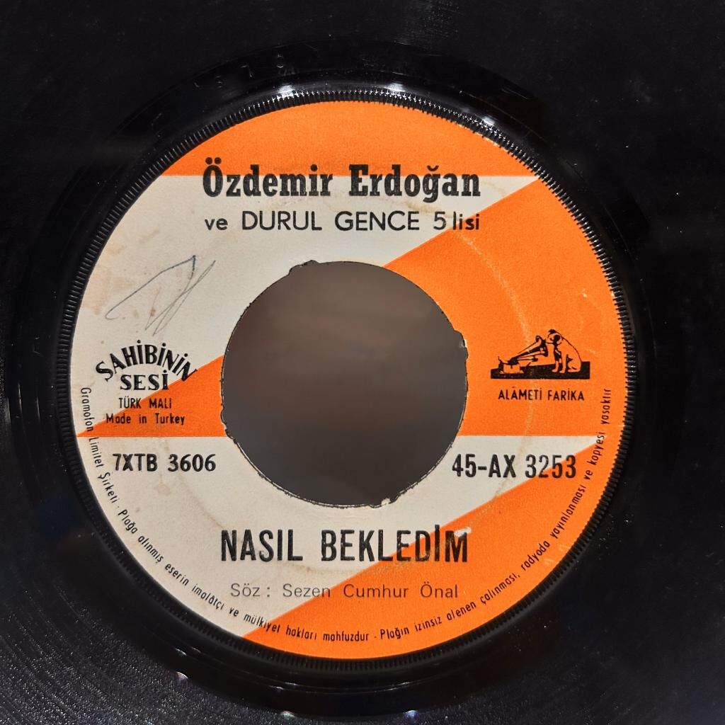 Özdemir Erdoğan Ve Durul Gence 5'lisi ‎– Nasıl Bekledim / Çocukluk Günleri 1968 BASKI 45LİK