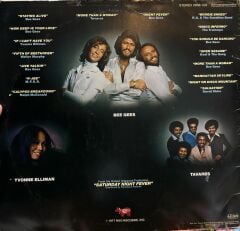 Saturday Night Fever Soundtrack John Travolta Bee Gees 1977 BASKI LP