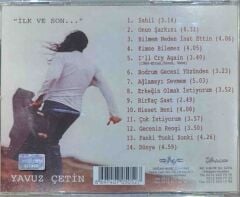 DİKKAT CD !!! Yavuz Çetin – İlk Ve Son... CD