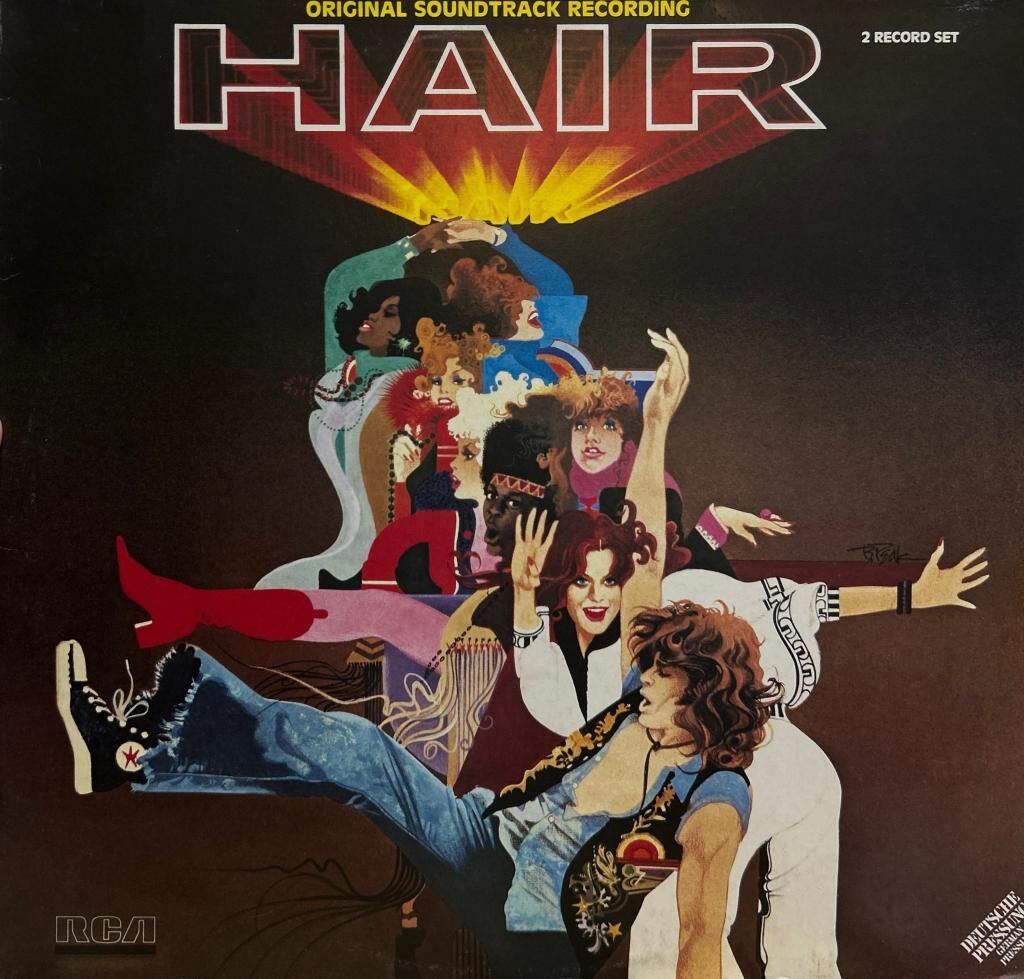Hair Soundtrack Aquarius bu albümde 2XLP 1979 BASKI LP