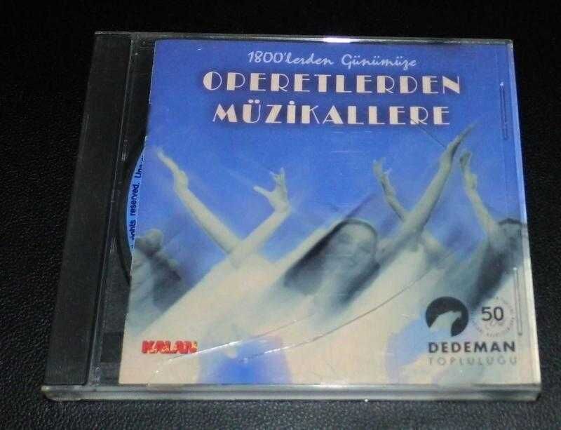 DİKKAT CD 1800'lerden günümüze OPERETLERDEN MÜZİKALLERE