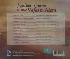 DİKKAT CD Müslüm Gürses – Vefasız Alem 2002 BASKI CD