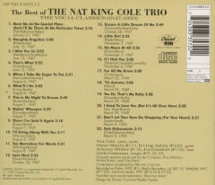 DİKKAT CD !!! The Nat King Cole Trio – The Best Of The Nat King Cole Trio: The Vocal Classics (1947-1950) CD