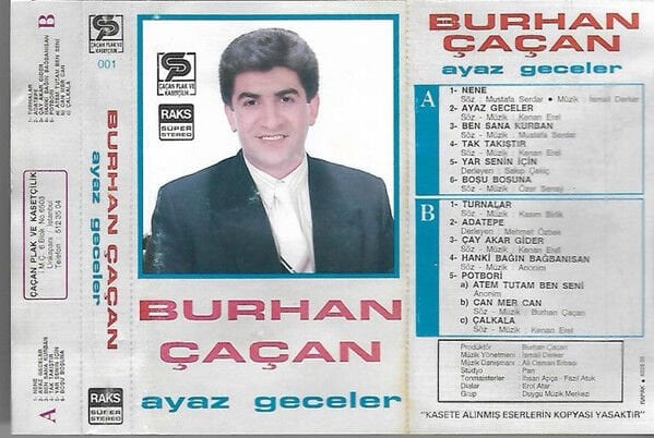 Burhan Çaçan – Ayaz Geceler DİKKAT KASET