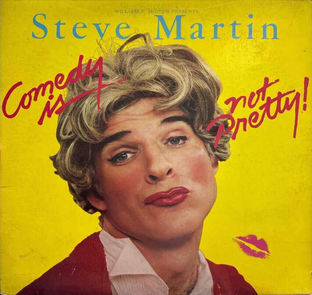 Steve Martin ‎– Comedy Is Not Pretty STAND-UP NON MUSIC Comedy1979 BASKI LP