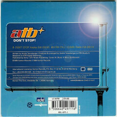 DİKKAT CD !!! ATB – Don't Stop! CD