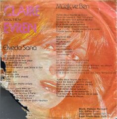 Claire Evren – Elveda Sana / Müzik Ve Ben 45'lik