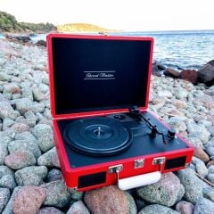 Record Master T310CH Dahili Şarj Özellikli Kırmızı PİKAP