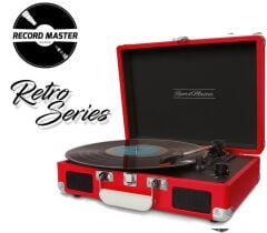 Record Master T310CH Dahili Şarj Özellikli Kırmızı PİKAP