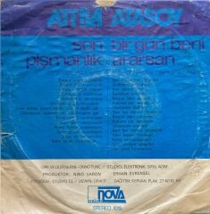 Attila Atasoy – Son Pişmanlık / Bir Gün Beni Ararsan 45'lik