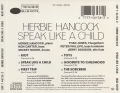 DİKKAT CD !!! Herbie Hancock – Speak Like A Child CD