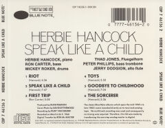 DİKKAT CD !!! Herbie Hancock – Speak Like A Child CD
