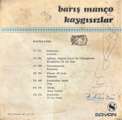 Barış Manço, Kaygısızlar – Kol Düğmeleri - Big Boss Man / Seher Vakti - Good Golly Miss Molly 45'lik