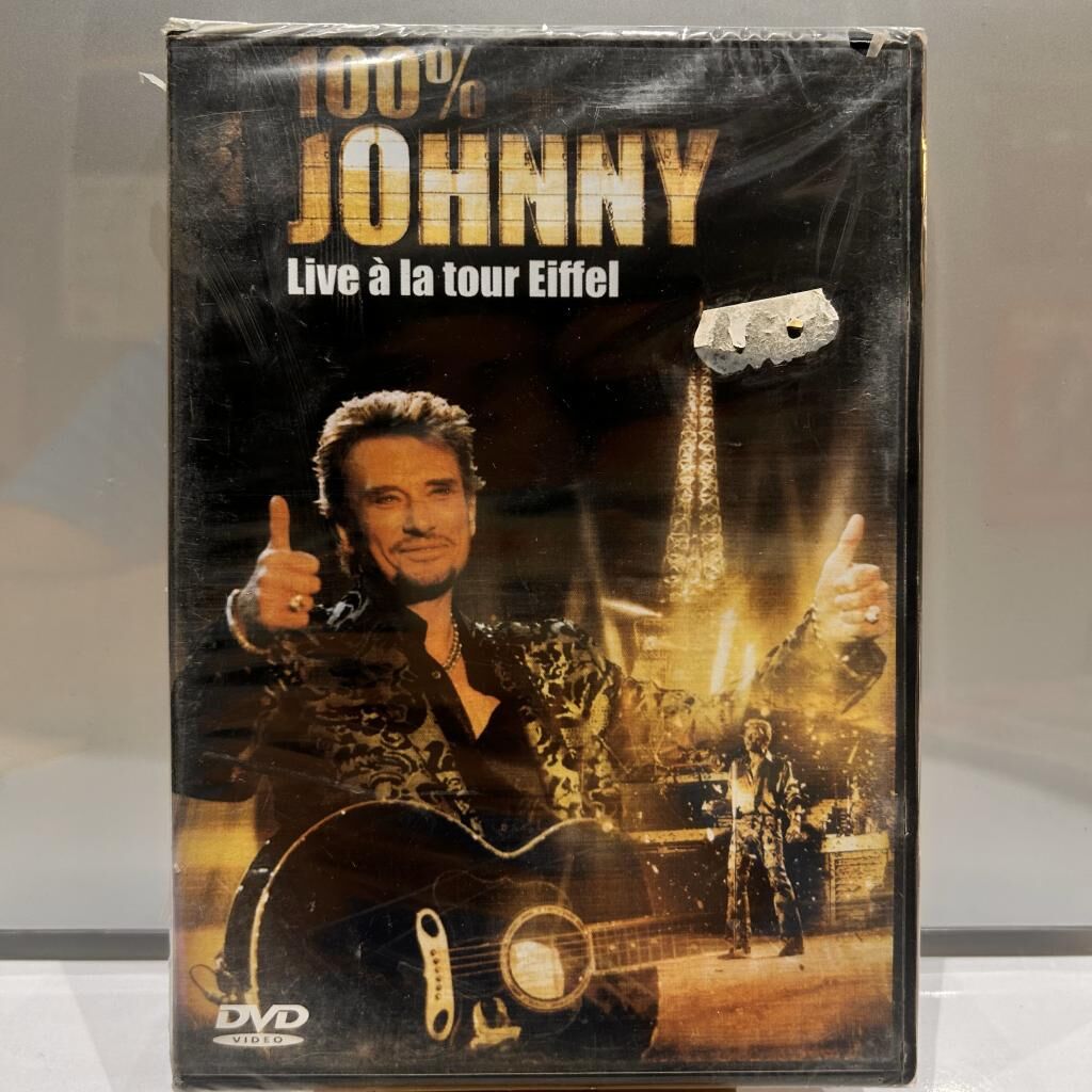 Johnny Hallyday ‎– 100% Johnny - Live À La Tour Eiffel DVD