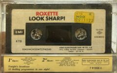 KASET Roxette ‎– Look Sharp! Listen to your Heart bu albümde 1989 BASKI KASET