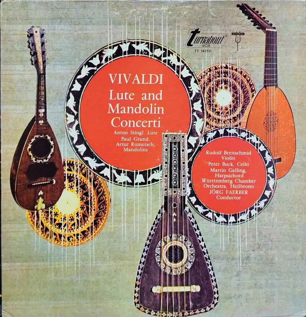 Vivaldi, Jörg Faerber – Lute And Mandolin Concerti LP