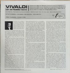 Vivaldi, Jörg Faerber – Lute And Mandolin Concerti LP