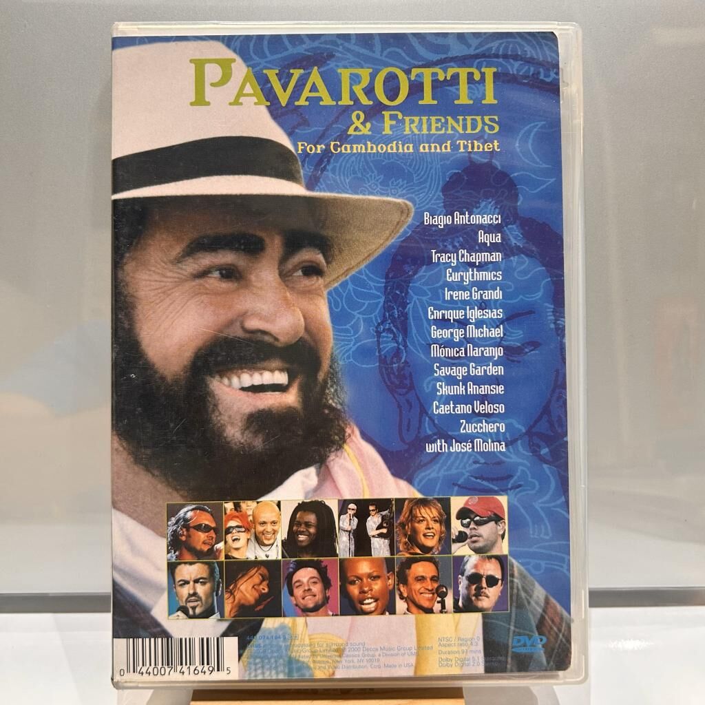 DVD Pavarotti & Friends ‎– Pavarotti & Friends For Cambodia And Tibet - MY HEART'S DELIGHT  DVD