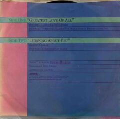 Whitney Houston – Greatest Love Of All/Thinking About You 45'lik