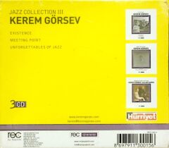 DİKKAT CD Kerem Görsev - Jazz Collection III existence - meeting point - unforgettables of jazz 3xCD BOX Set