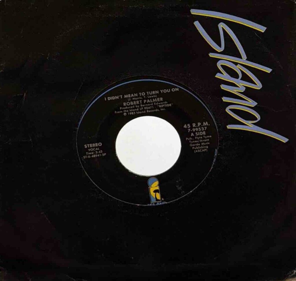 Robert Palmer – I Didn't Mean To Turn You On 45'lik