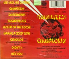DİKKAT CD !!! Thin Lizzy – Chinatown CD