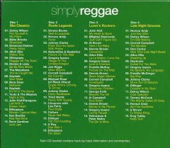 DİKKAT CD Various – Simply Reggae 4xCD BOX Set