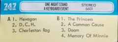 Various – One Night Stand: A Keyboard Event