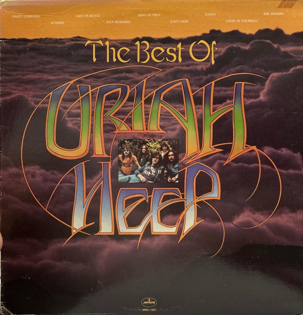 Uriah Heep – The Best Of Uriah Heep Lady In Black Gypsy bu albümde 1976 BASKI LP