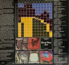 Uriah Heep – The Best Of Uriah Heep Lady In Black Gypsy bu albümde 1976 BASKI LP