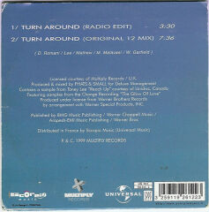 DİKKAT CD !!! Phats & Small – Turn Around CD