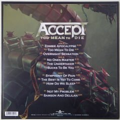 Accept - Too Mean To Die LP