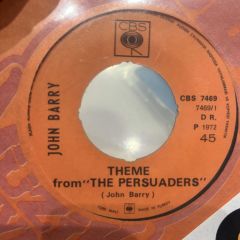 John Barry ‎– Theme From The Persuaders Kaygısızlar Dizi Müziği 45’lik