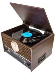 GPO CHESTERTON DAB RETRO PİKAP • CD ÇALAR • RADYO • KASET ÇALAR • USB ÇALMA/KAYIT AMBALAJINDA SIFIR