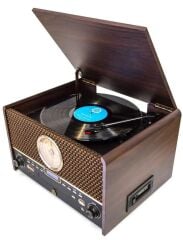 GPO CHESTERTON DAB RETRO PİKAP • CD ÇALAR • RADYO • KASET ÇALAR • USB ÇALMA/KAYIT AMBALAJINDA SIFIR