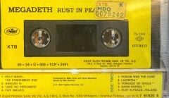 KASET Megadeth ‎– Rust In Peace 1990 BASKI KASET