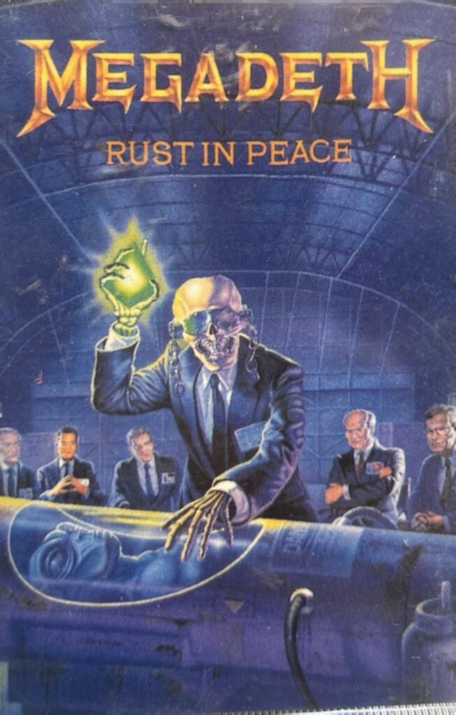 KASET Megadeth ‎– Rust In Peace 1990 BASKI KASET
