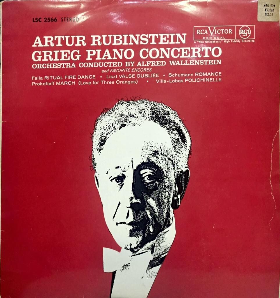 Artur Rubinstein, Grieg, Alfred Wallenstein – Piano Concerto