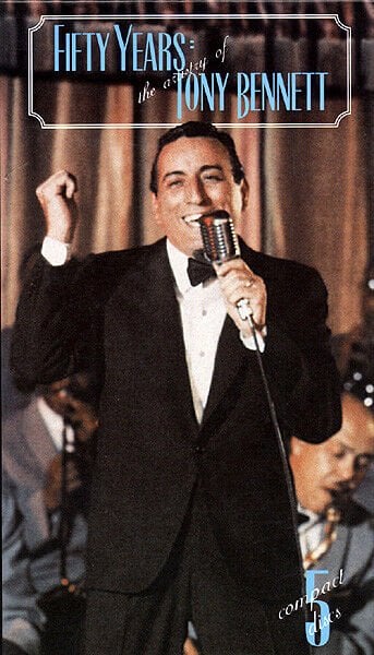 DİKKAT CD Tony Bennett – Fifty Years: The Artistry Of Tony Bennett 5xCD +76 Sayfa Kitapçık Box Set