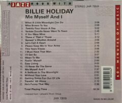 DİKKAT MÜZİK CD'SİDİR Billie Holiday – Me Myself And I CD