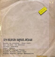 İlhan İrem – Sen Bilirsin / Ayrılık Akşamı 45'lik
