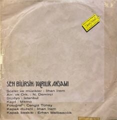 İlhan İrem – Sen Bilirsin / Ayrılık Akşamı 45'lik