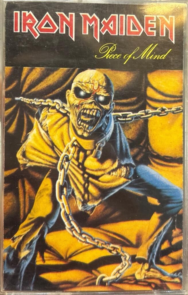Iron Maiden ‎– Piece Of Mind 1989 BASKI KASET
